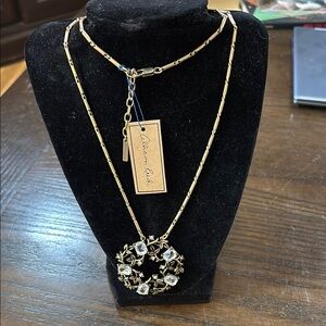 Gold and Black Necklace